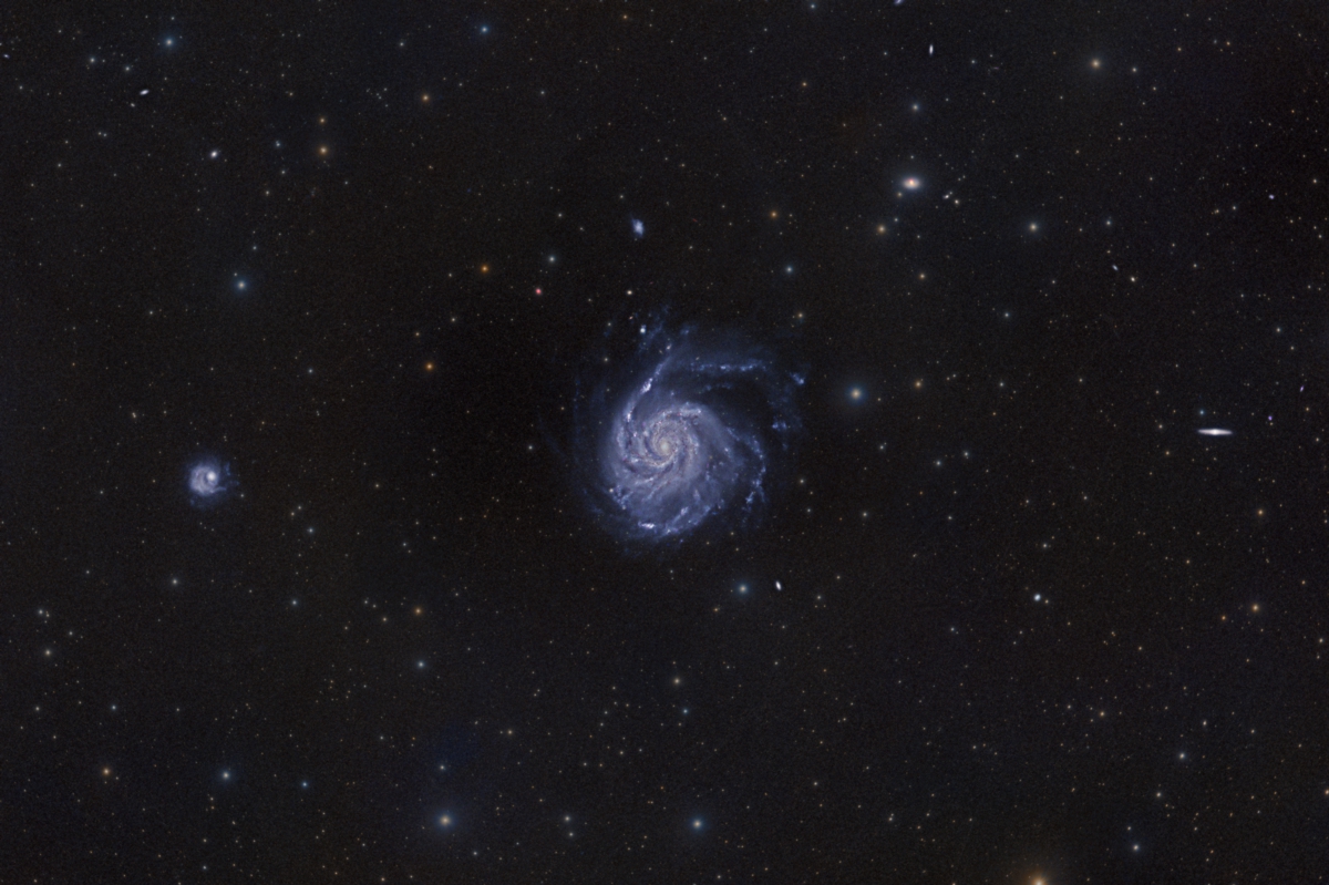 M101 - Galaxia del Molinete - astrofotografía de José Luis Ricote