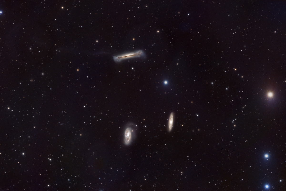 NGC3628 - Galaxia de la Hamburguesa - astrofotografía de José Luis Ricote